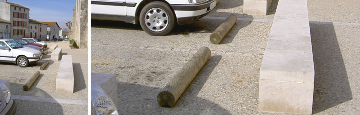 Parking limits - Log Ø 180 - 2,00 m